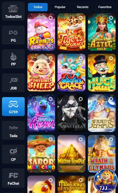 7jj acesse exclusivo jogos